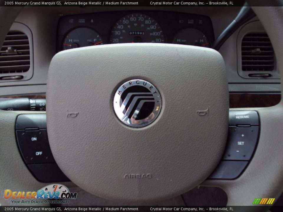 2005 Mercury Grand Marquis GS Arizona Beige Metallic / Medium Parchment Photo #21