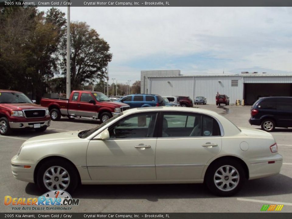 2005 Kia Amanti Cream Gold / Gray Photo #2