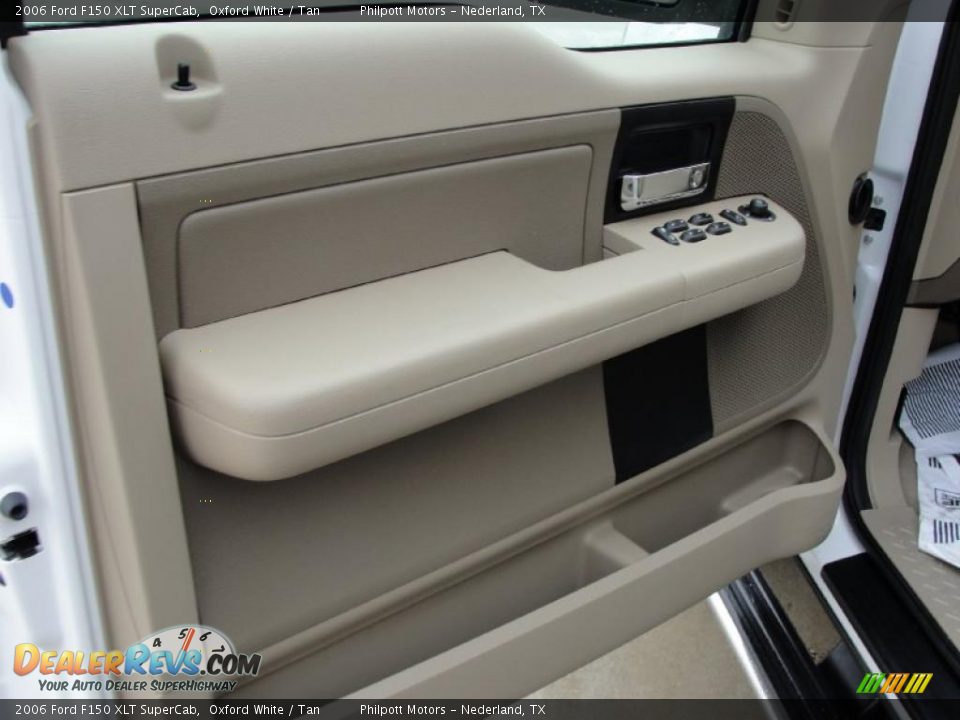 2006 Ford F150 XLT SuperCab Oxford White / Tan Photo #36