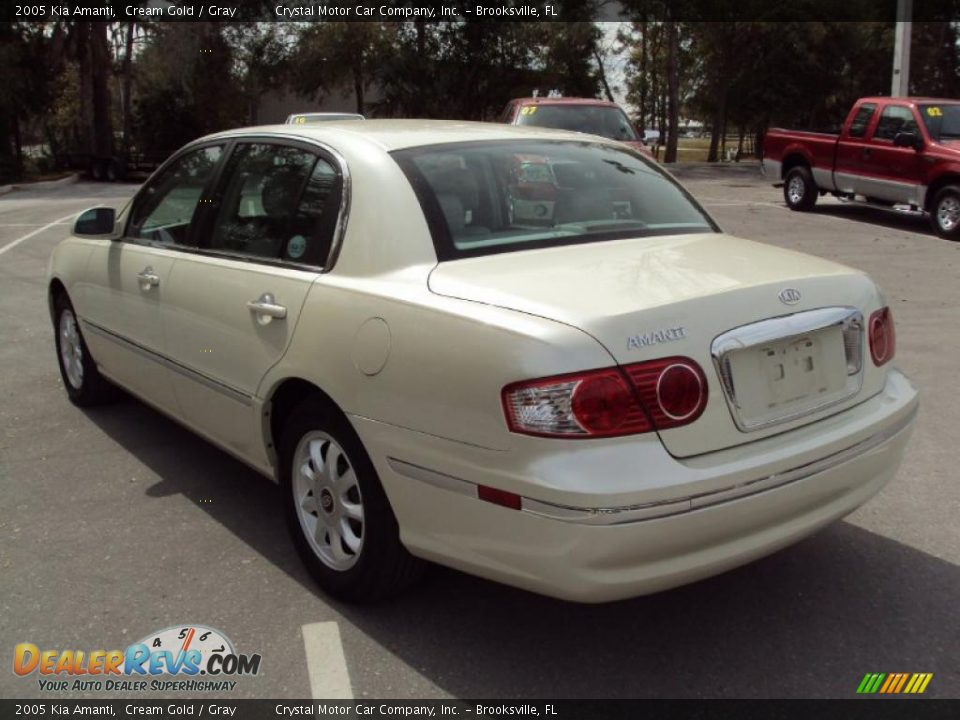 2005 Kia Amanti Cream Gold / Gray Photo #3