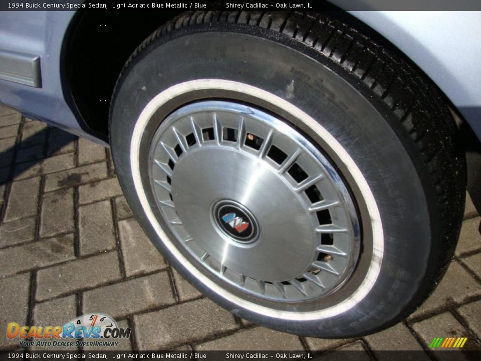 1994 Buick Century Special Sedan Light Adriatic Blue Metallic / Blue Photo #8
