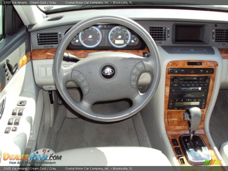 2005 Kia Amanti Cream Gold / Gray Photo #6