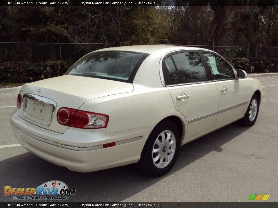 2005 Kia Amanti Cream Gold / Gray Photo #8