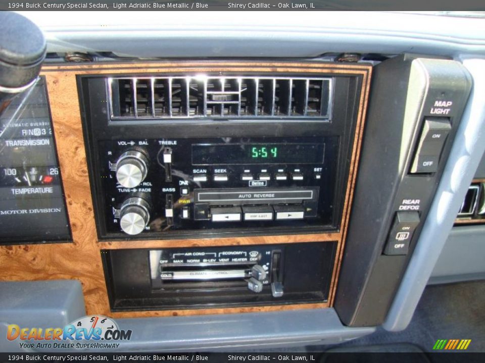 1994 Buick Century Special Sedan Light Adriatic Blue Metallic / Blue Photo #17