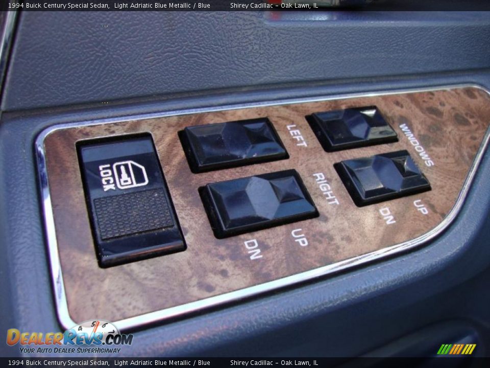 1994 Buick Century Special Sedan Light Adriatic Blue Metallic / Blue Photo #20