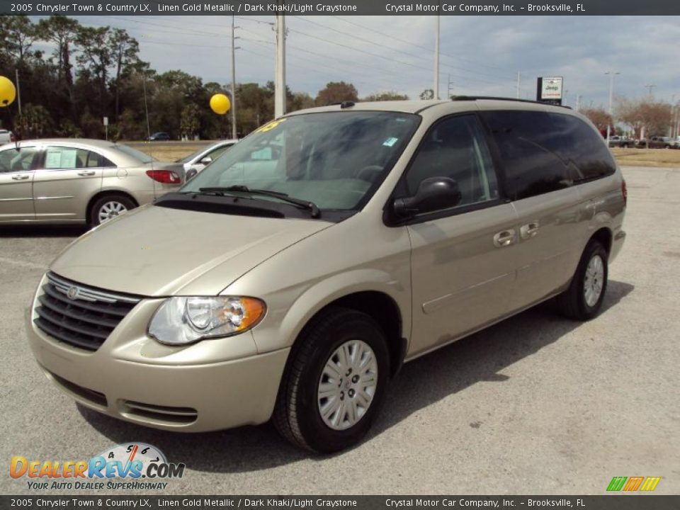 2005 Chrysler Town & Country LX Linen Gold Metallic / Dark Khaki/Light Graystone Photo #1