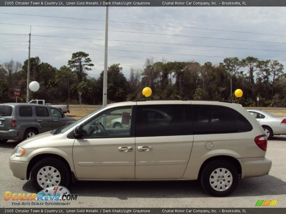 2005 Chrysler Town & Country LX Linen Gold Metallic / Dark Khaki/Light Graystone Photo #2