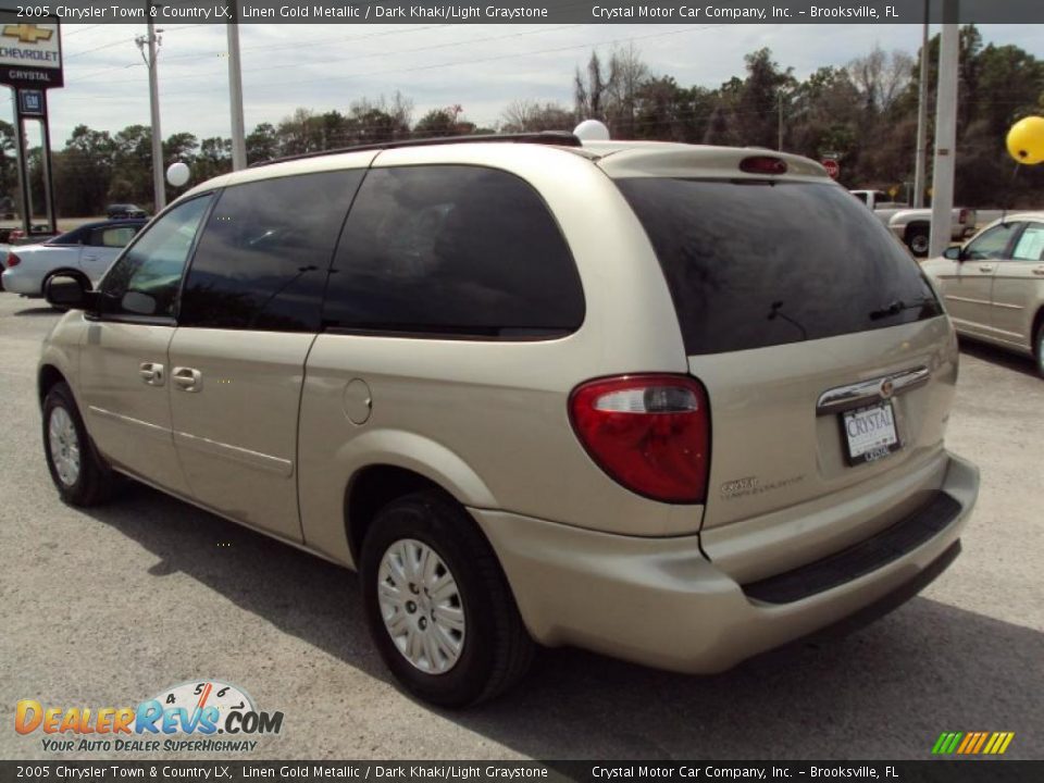 2005 Chrysler Town & Country LX Linen Gold Metallic / Dark Khaki/Light Graystone Photo #3