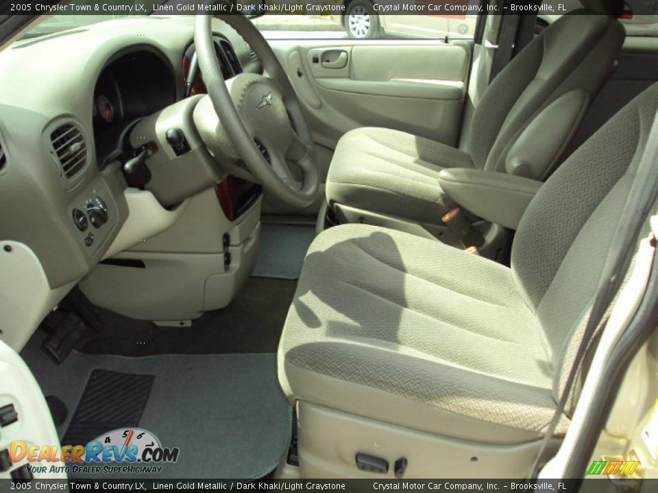 2005 Chrysler Town & Country LX Linen Gold Metallic / Dark Khaki/Light Graystone Photo #4
