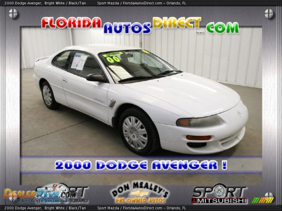 2000 Dodge Avenger Bright White / Black/Tan Photo #1