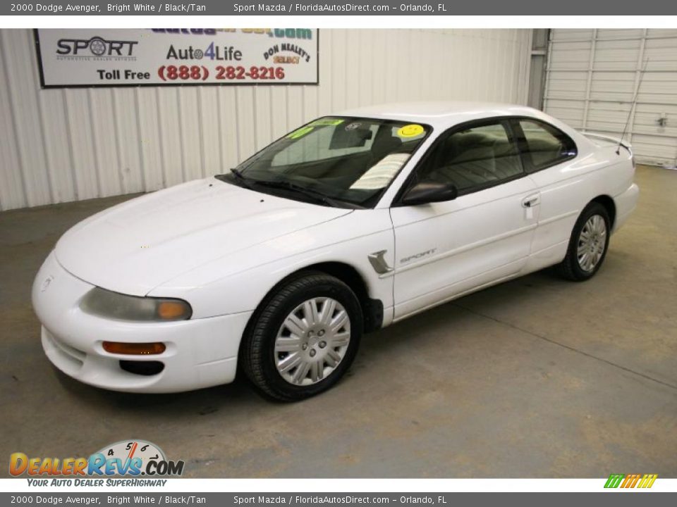 2000 Dodge Avenger Bright White / Black/Tan Photo #4