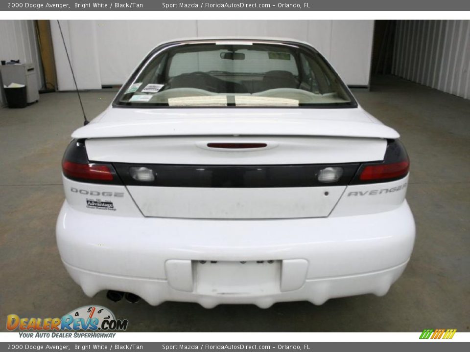 2000 Dodge Avenger Bright White / Black/Tan Photo #6