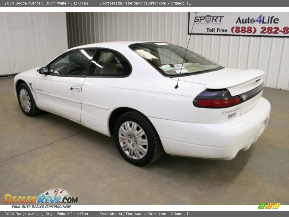 2000 Dodge Avenger Bright White / Black/Tan Photo #7