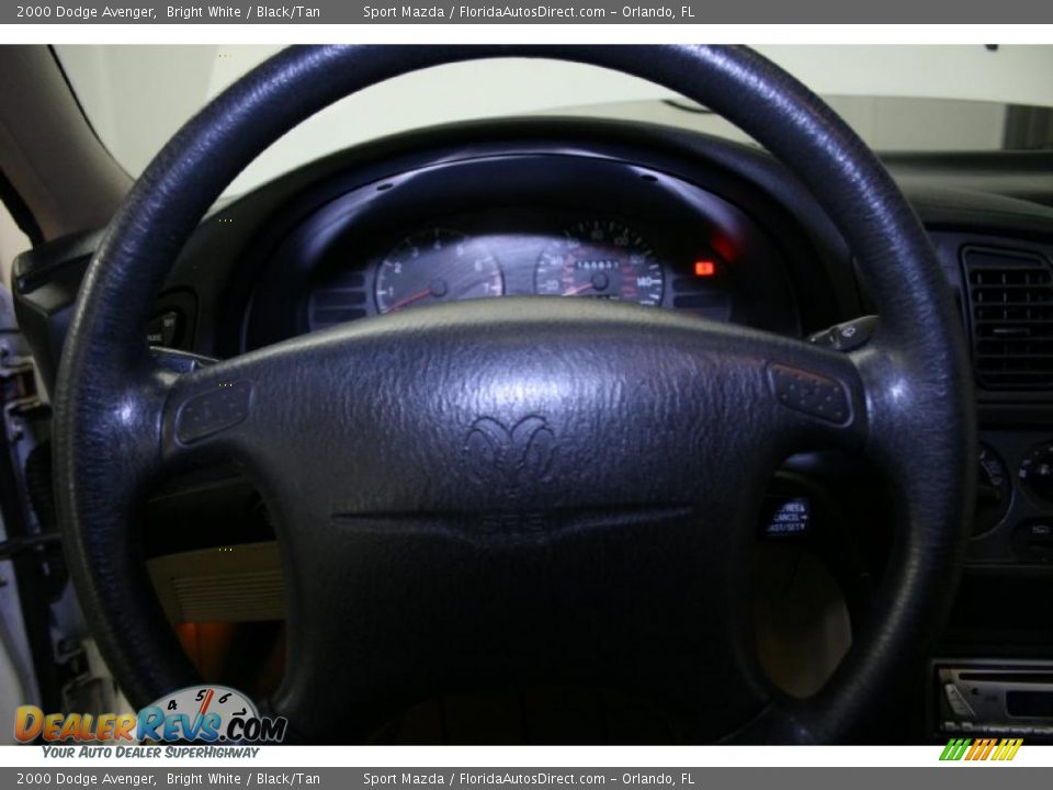 2000 Dodge Avenger Bright White / Black/Tan Photo #29