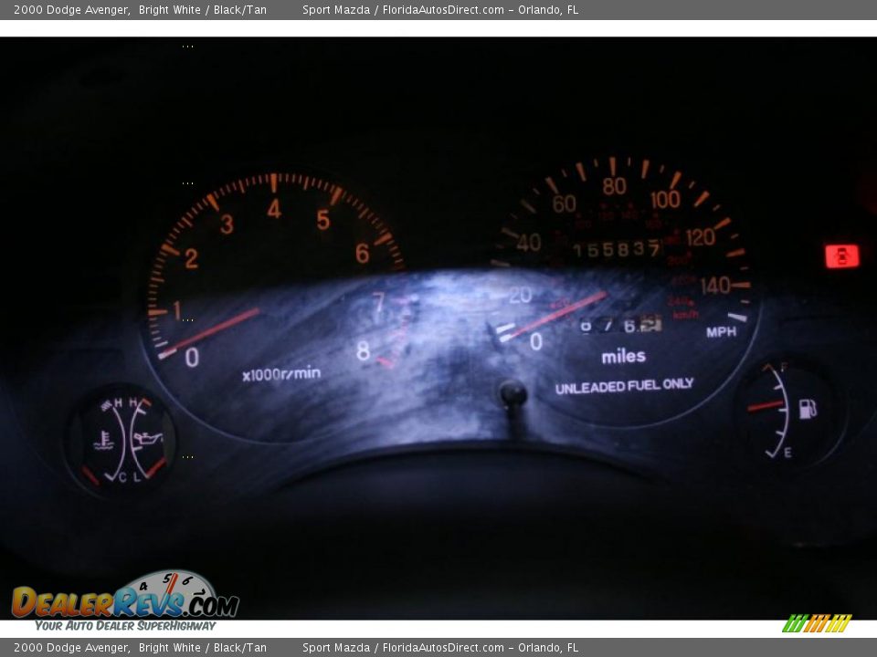 2000 Dodge Avenger Bright White / Black/Tan Photo #30