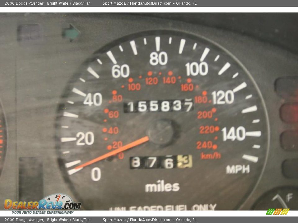 2000 Dodge Avenger Bright White / Black/Tan Photo #31