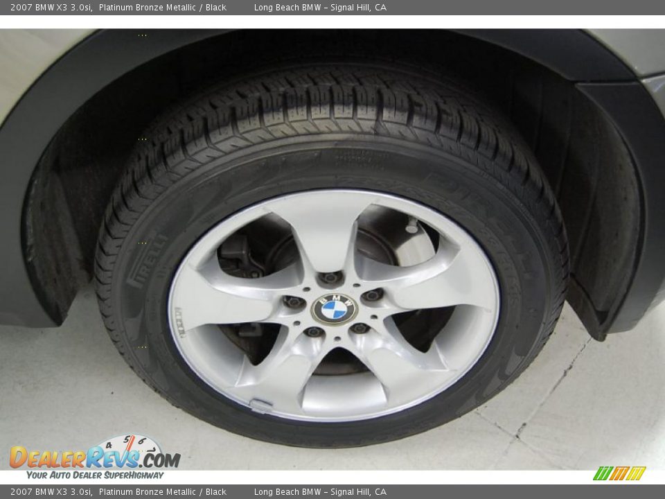 2007 BMW X3 3.0si Platinum Bronze Metallic / Black Photo #3
