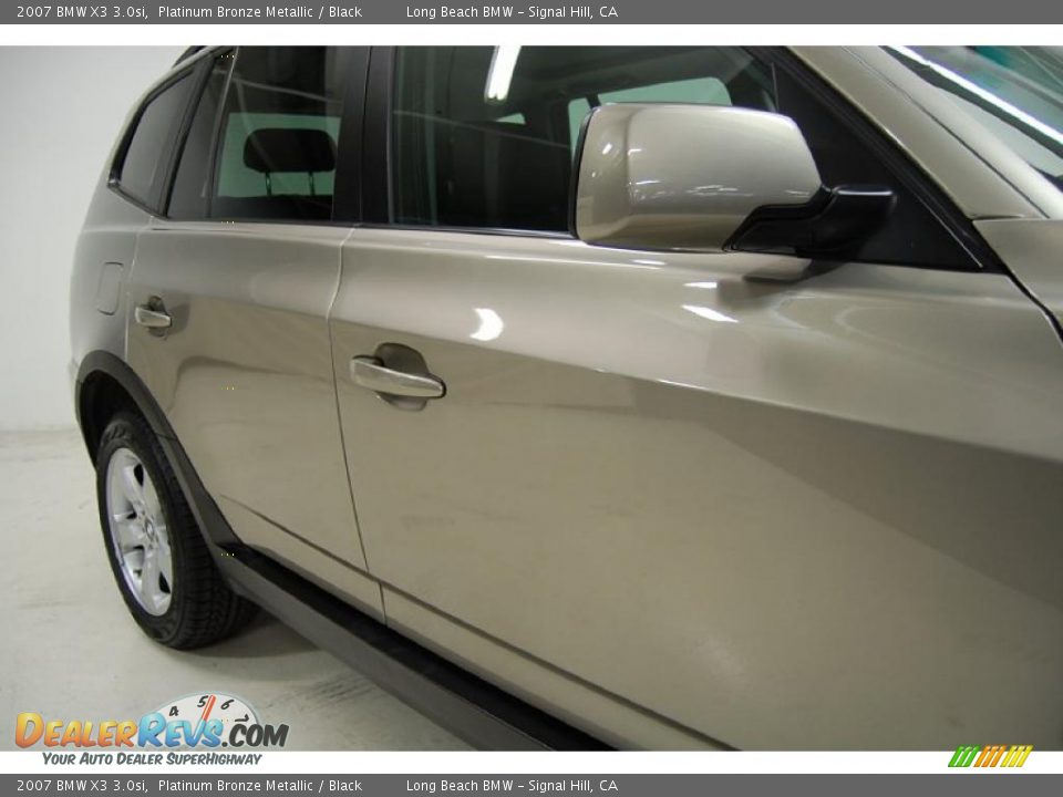 2007 BMW X3 3.0si Platinum Bronze Metallic / Black Photo #4