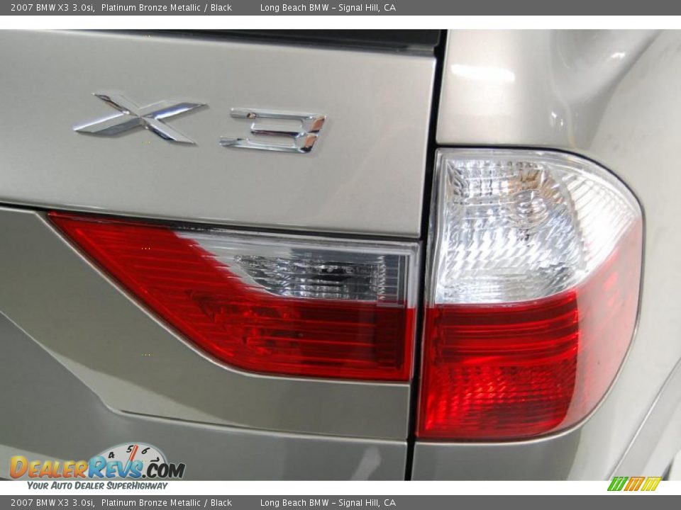 2007 BMW X3 3.0si Platinum Bronze Metallic / Black Photo #8