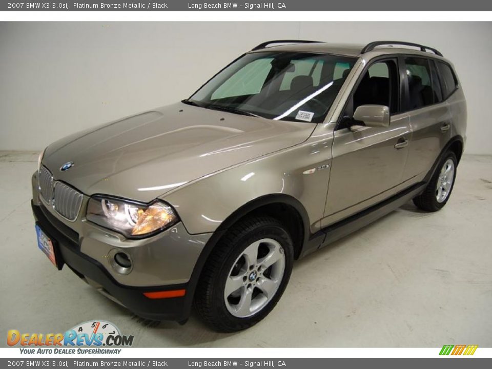 2007 BMW X3 3.0si Platinum Bronze Metallic / Black Photo #10