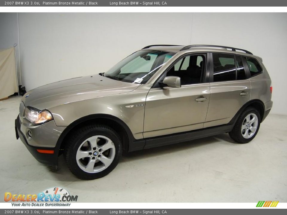 2007 BMW X3 3.0si Platinum Bronze Metallic / Black Photo #11