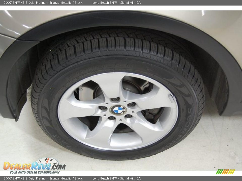 2007 BMW X3 3.0si Platinum Bronze Metallic / Black Photo #12