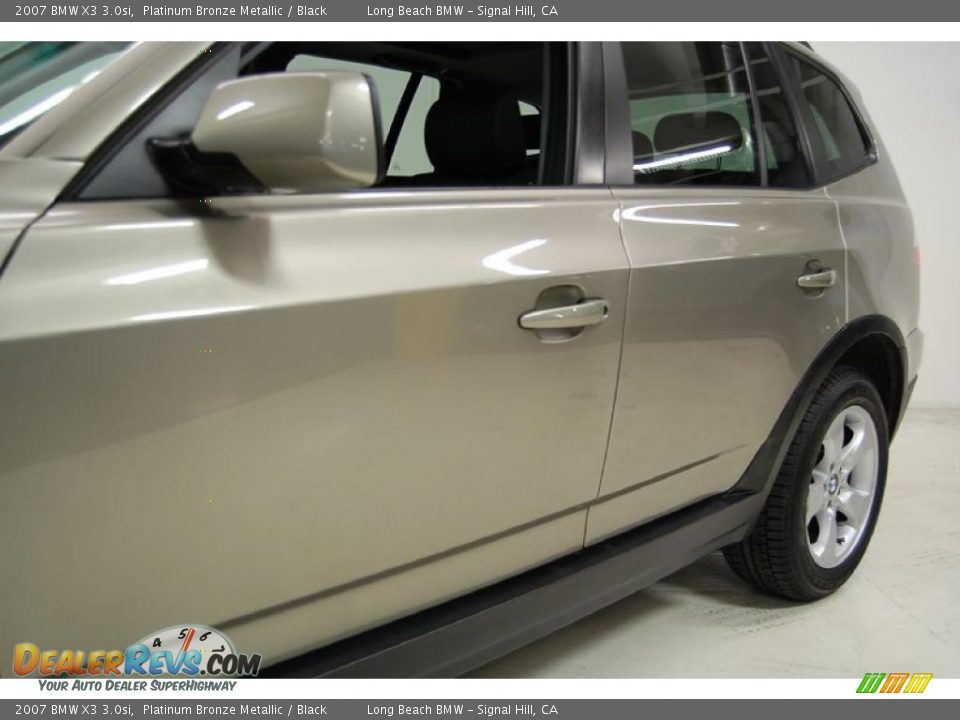 2007 BMW X3 3.0si Platinum Bronze Metallic / Black Photo #13