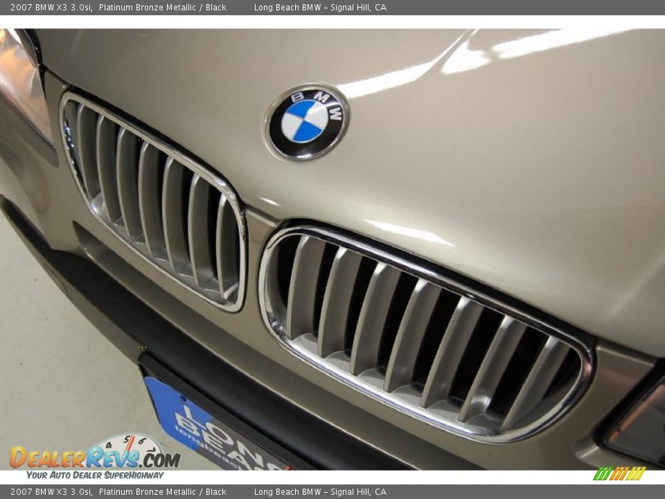 2007 BMW X3 3.0si Platinum Bronze Metallic / Black Photo #14