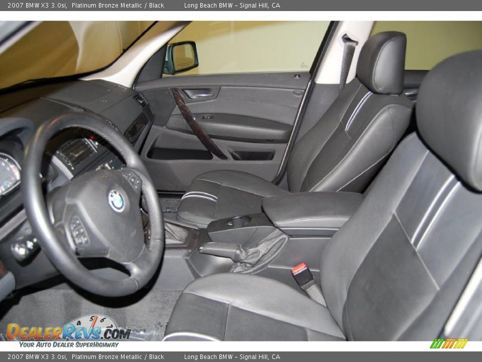2007 BMW X3 3.0si Platinum Bronze Metallic / Black Photo #19