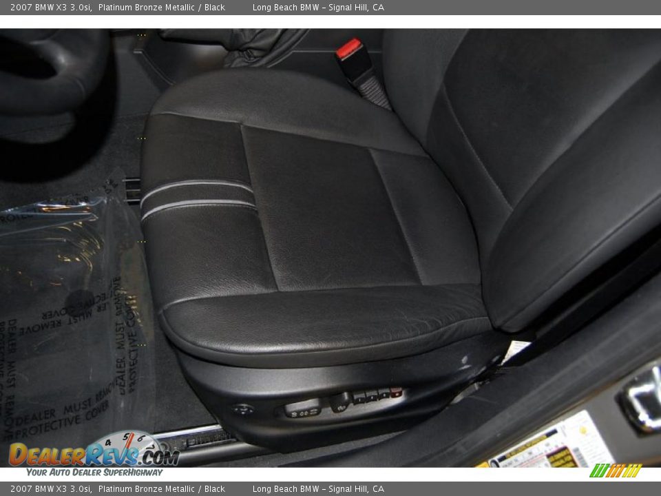 2007 BMW X3 3.0si Platinum Bronze Metallic / Black Photo #21