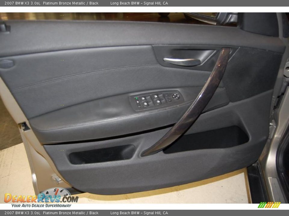 2007 BMW X3 3.0si Platinum Bronze Metallic / Black Photo #22
