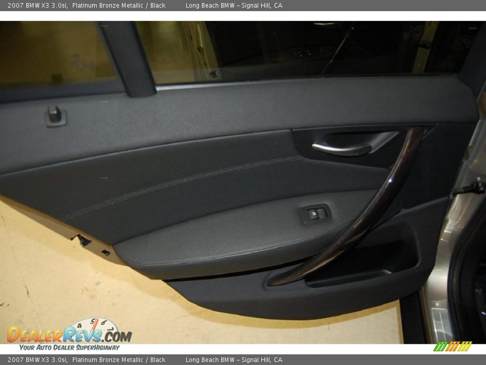 2007 BMW X3 3.0si Platinum Bronze Metallic / Black Photo #28