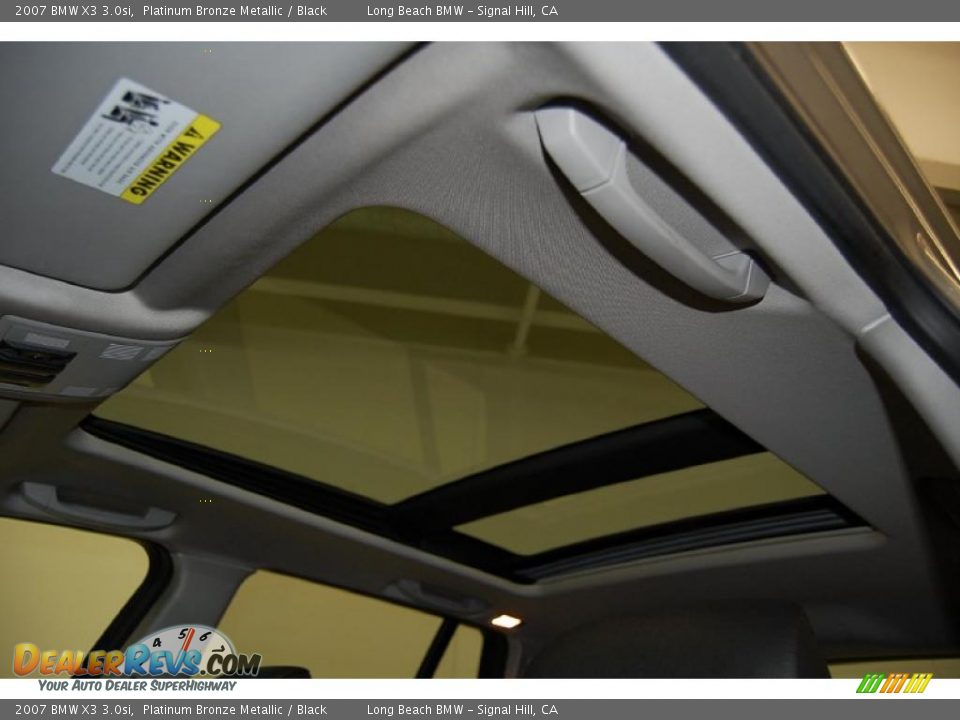2007 BMW X3 3.0si Platinum Bronze Metallic / Black Photo #30