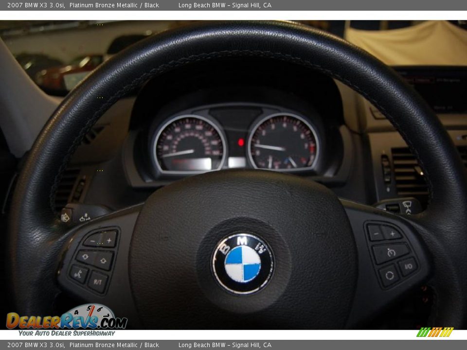 2007 BMW X3 3.0si Platinum Bronze Metallic / Black Photo #32
