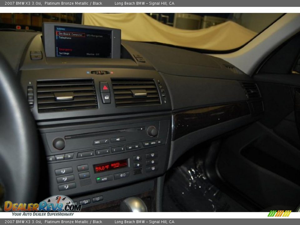 2007 BMW X3 3.0si Platinum Bronze Metallic / Black Photo #36