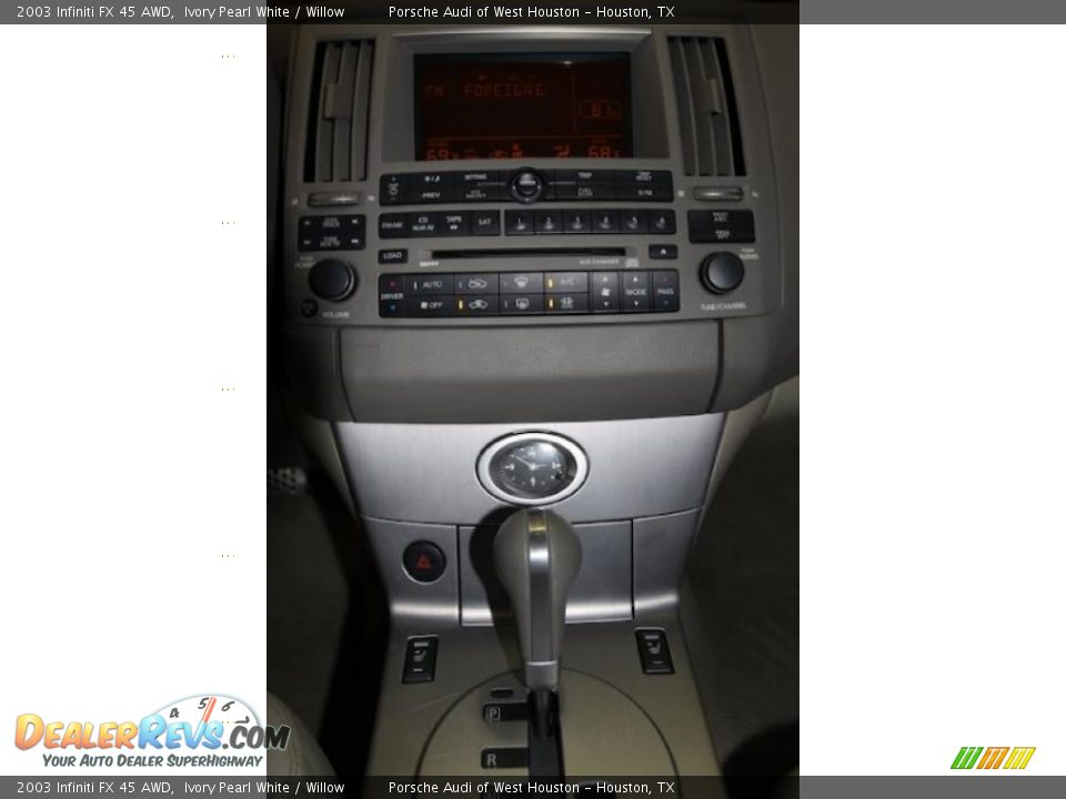 2003 Infiniti FX 45 AWD Ivory Pearl White / Willow Photo #3