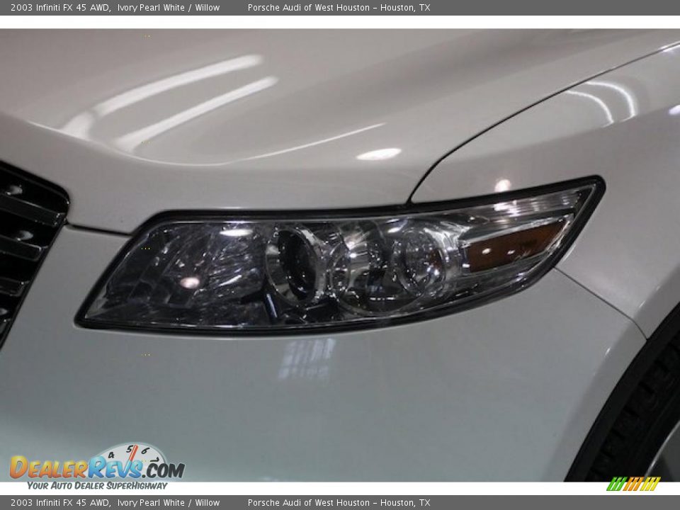2003 Infiniti FX 45 AWD Ivory Pearl White / Willow Photo #7