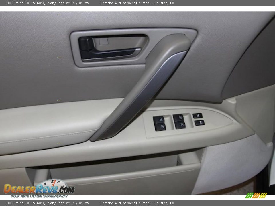 2003 Infiniti FX 45 AWD Ivory Pearl White / Willow Photo #21
