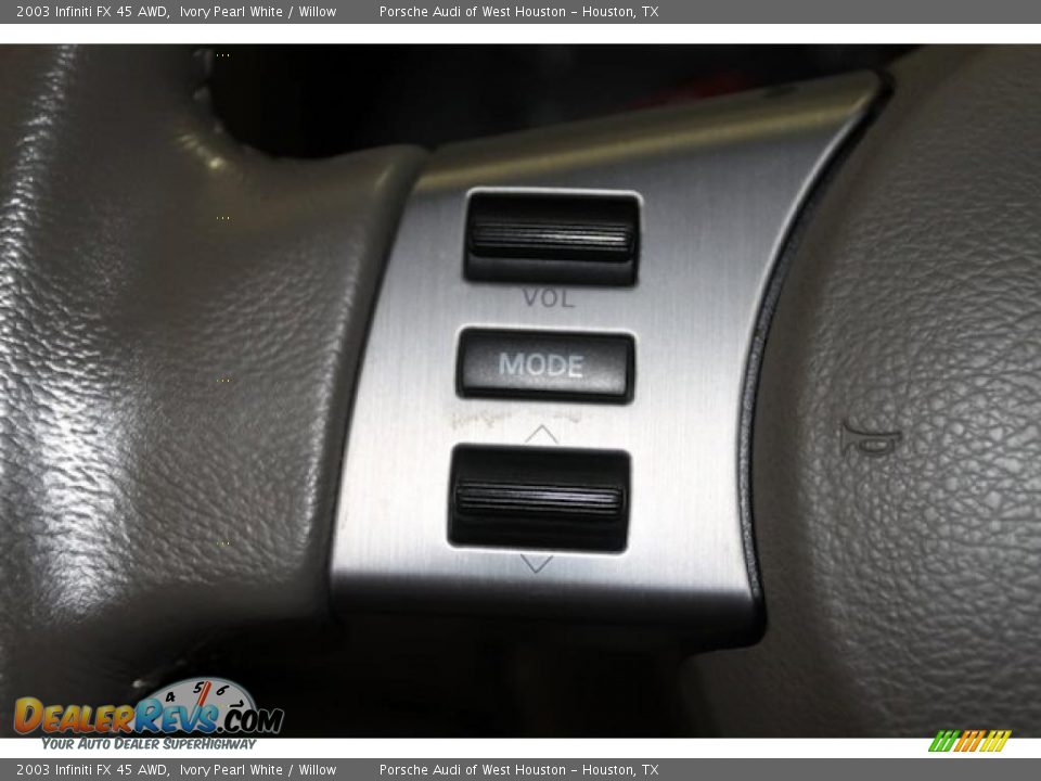 2003 Infiniti FX 45 AWD Ivory Pearl White / Willow Photo #22