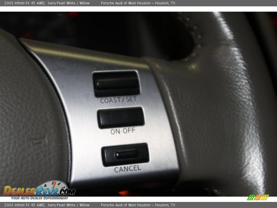 2003 Infiniti FX 45 AWD Ivory Pearl White / Willow Photo #23