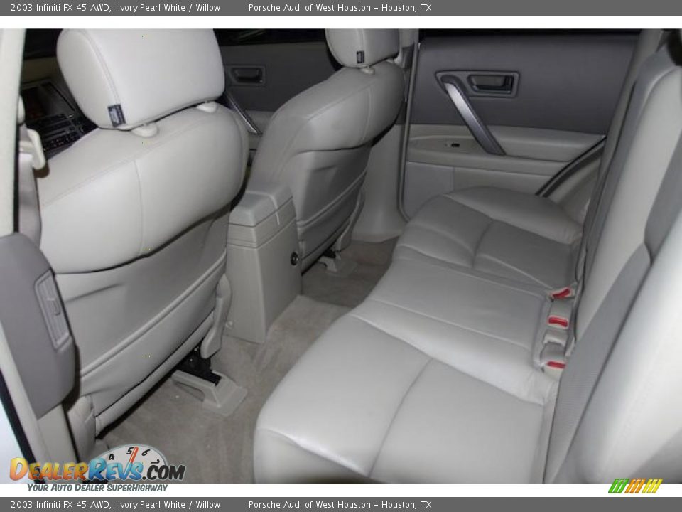 2003 Infiniti FX 45 AWD Ivory Pearl White / Willow Photo #32