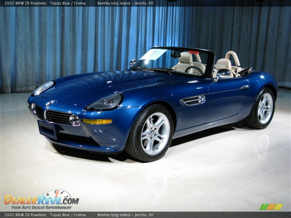 2002 BMW Z8 Roadster Topaz Blue / Crema Photo #1