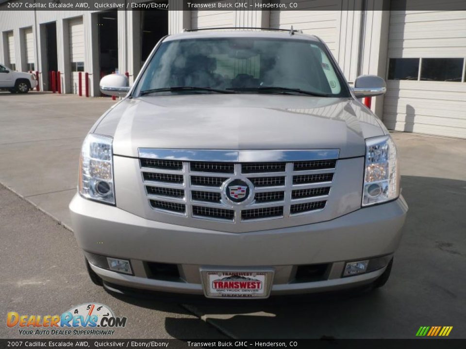 2007 Cadillac Escalade AWD Quicksilver / Ebony/Ebony Photo #2