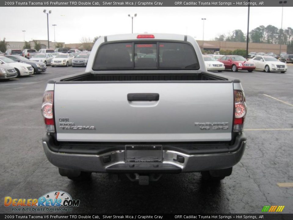 2009 Toyota Tacoma V6 PreRunner TRD Double Cab Silver Streak Mica / Graphite Gray Photo #4