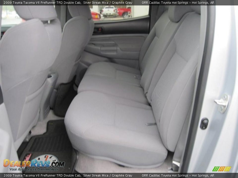 2009 Toyota Tacoma V6 PreRunner TRD Double Cab Silver Streak Mica / Graphite Gray Photo #7
