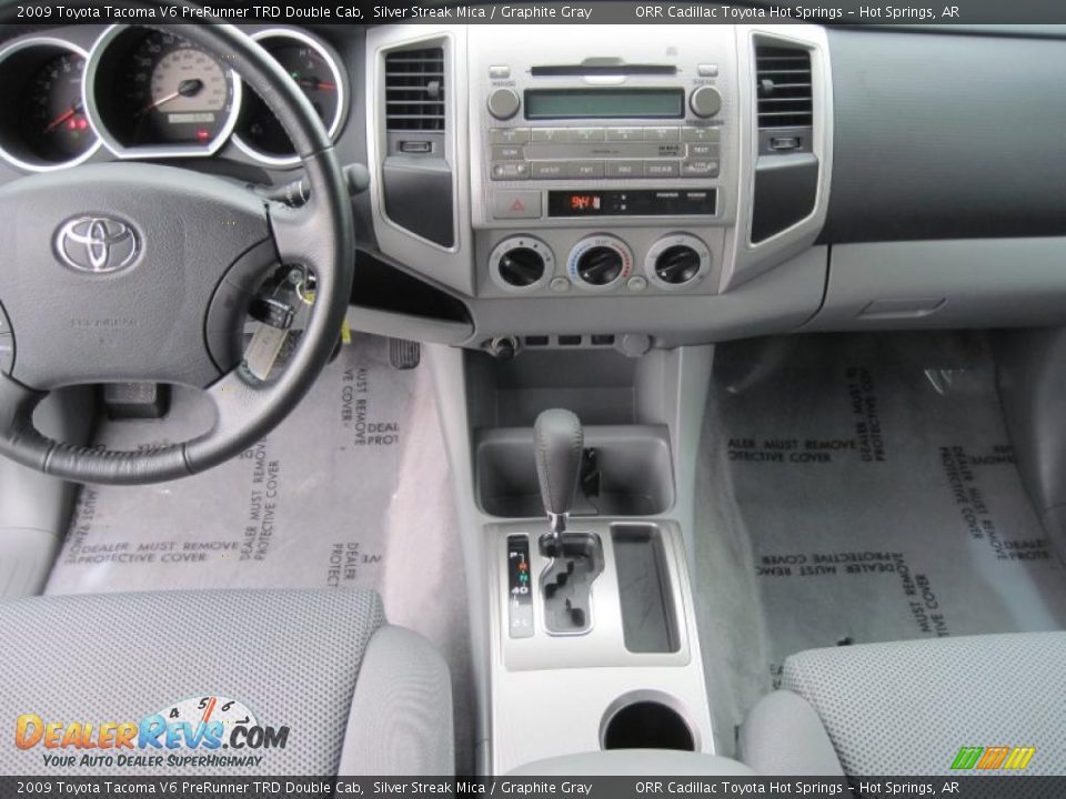 2009 Toyota Tacoma V6 PreRunner TRD Double Cab Silver Streak Mica / Graphite Gray Photo #8