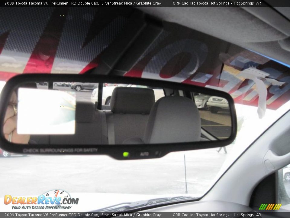 2009 Toyota Tacoma V6 PreRunner TRD Double Cab Silver Streak Mica / Graphite Gray Photo #9