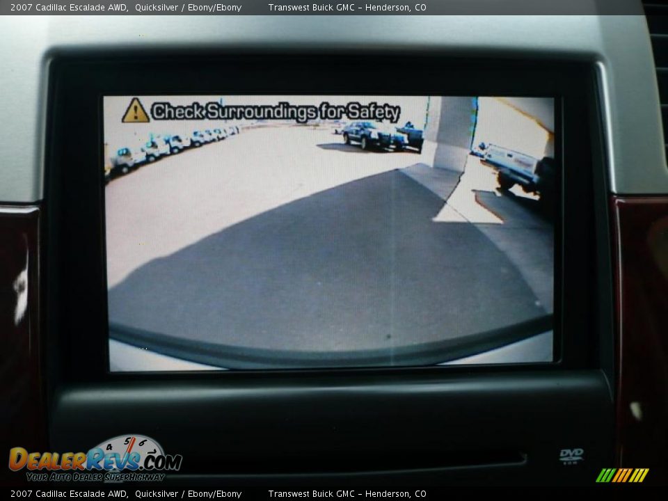 2007 Cadillac Escalade AWD Quicksilver / Ebony/Ebony Photo #10