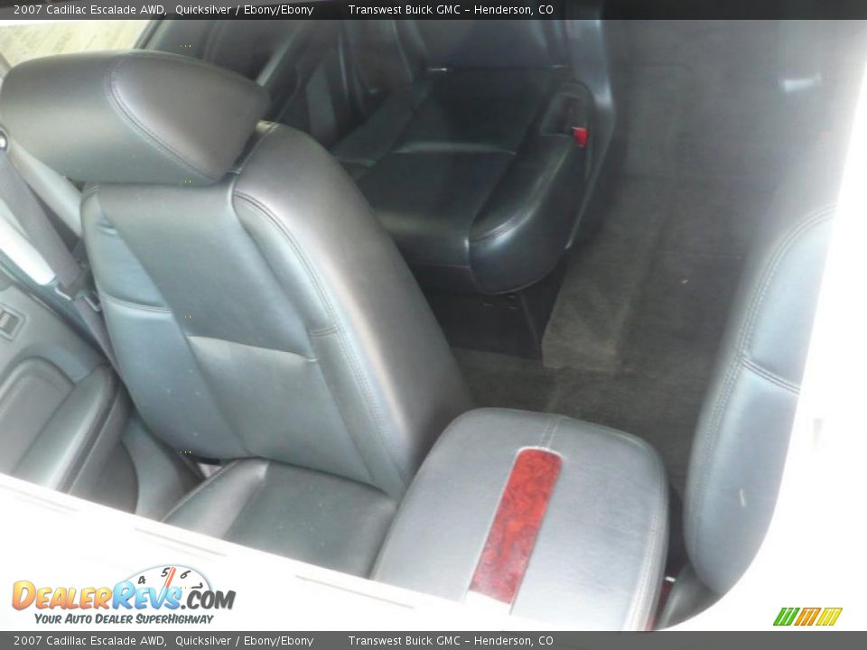 2007 Cadillac Escalade AWD Quicksilver / Ebony/Ebony Photo #11