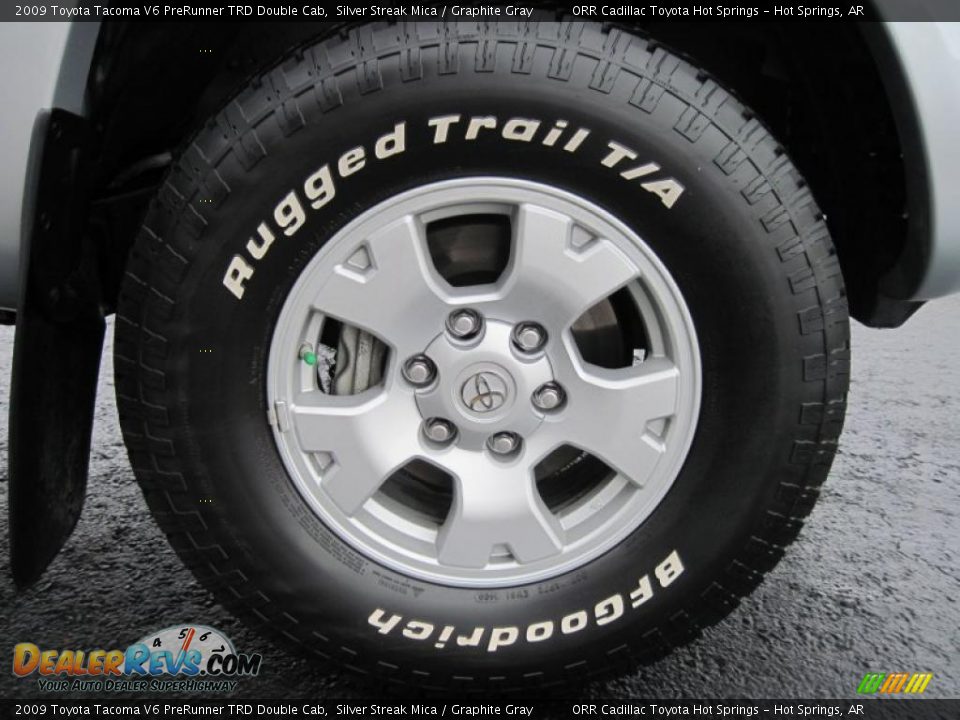 2009 Toyota Tacoma V6 PreRunner TRD Double Cab Silver Streak Mica / Graphite Gray Photo #14